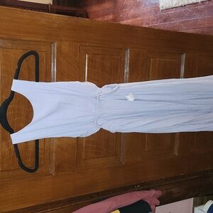 NWT Backless Lilac Linen Blend Dress